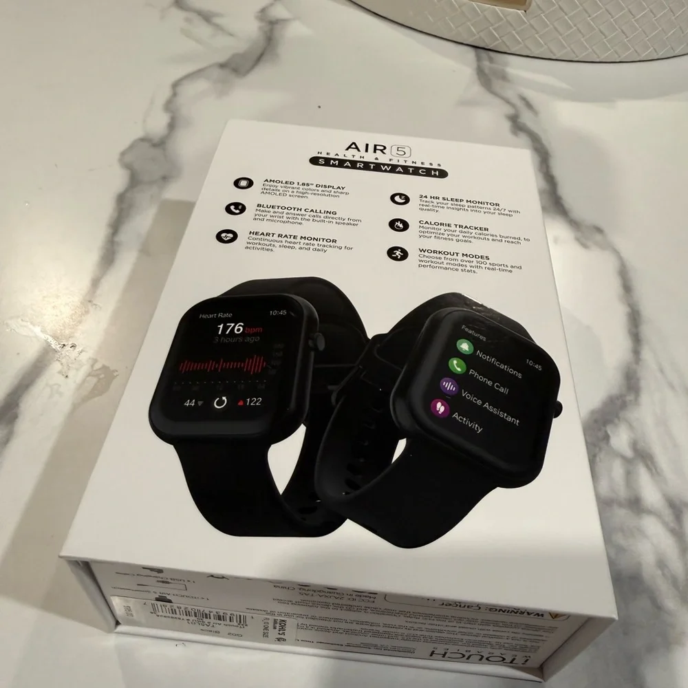 Air 5 Smartwatch - Black new with box